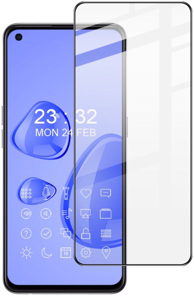 Oppo Find X3 Lite / Reno 5 Tempered Glass Volledig Dekkend 9H afbeelding 1