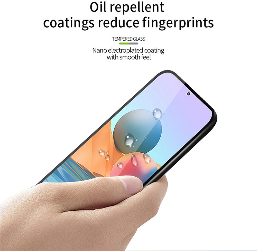 MOFI Xiaomi Redmi Note 10 Pro Screen Protector Arc Edge Tempered Glass afbeelding 7