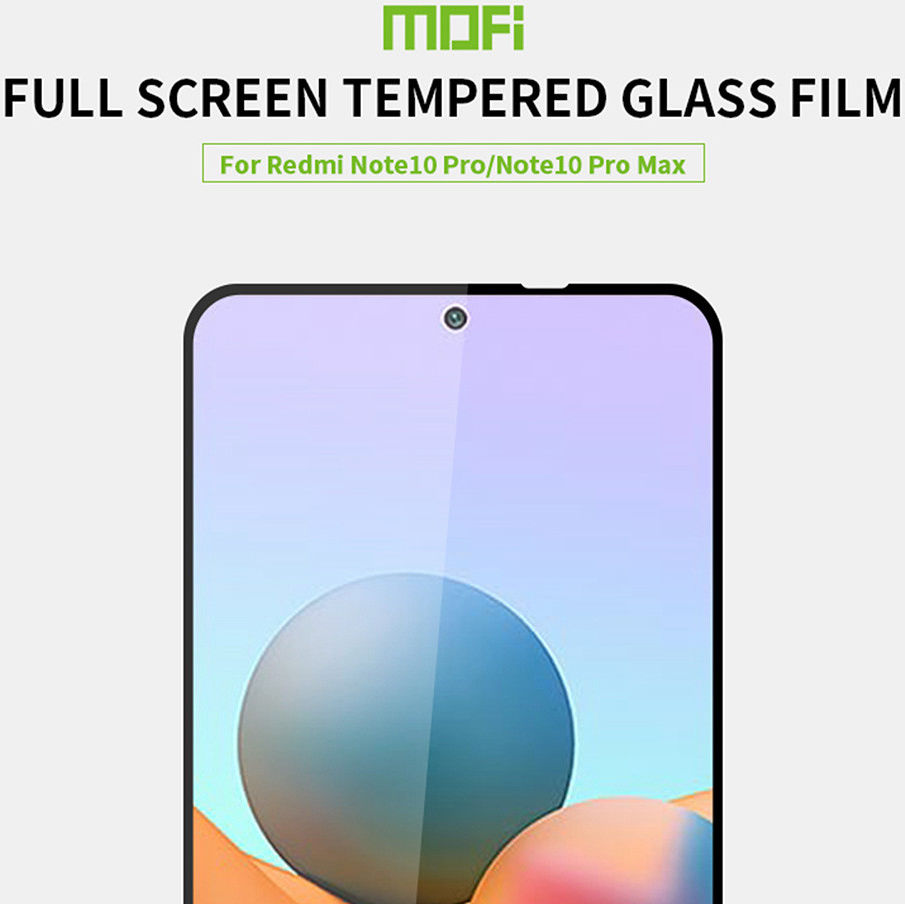 MOFI Xiaomi Redmi Note 10 Pro Screen Protector Arc Edge Tempered Glass afbeelding 9