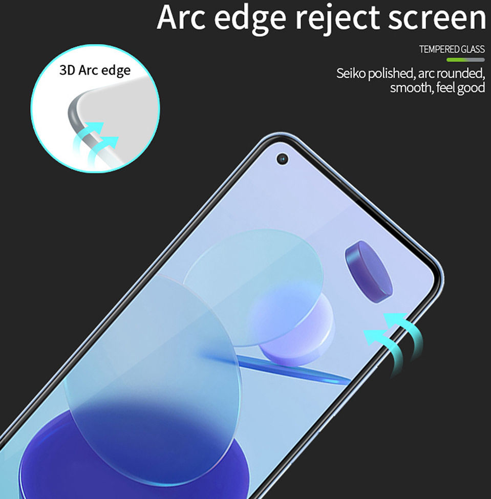 MOFI Xiaomi Mi 11 Lite 4G/5G (NE) Screen Protector 3D Tempered Glass afbeelding 4