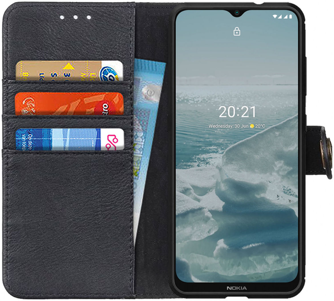 KHAZNEH Nokia 6.3 / G10 / G20 Hoesje Portemonnee Book Case Zwart afbeelding 1