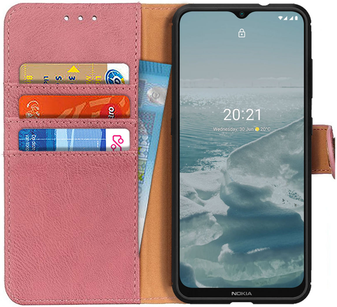 KHAZNEH Nokia 6.3 / G10 / G20 Hoesje Portemonnee Book Case Roze afbeelding 1