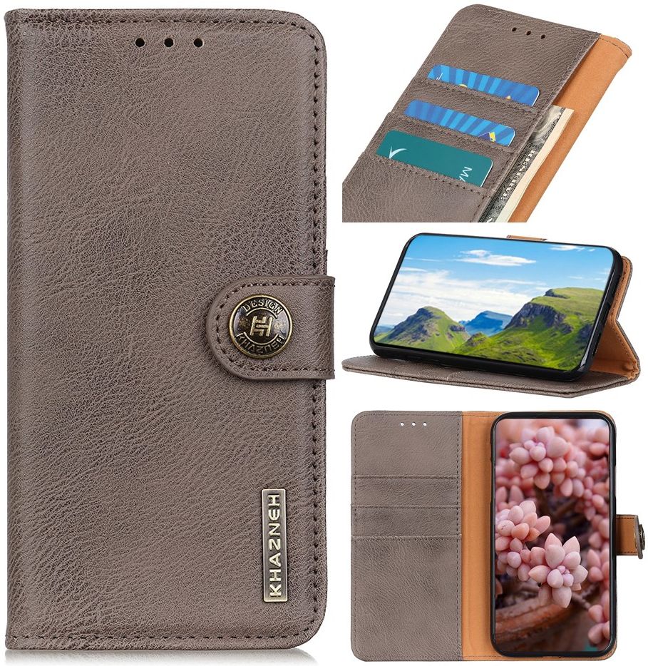 KHAZNEH Nokia 6.3 / G10 / G20 Hoesje Portemonnee Book Case Grijs afbeelding 5