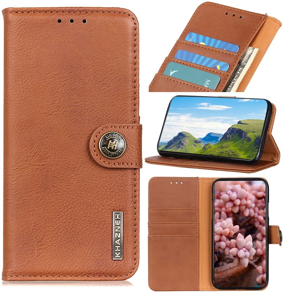 KHAZNEH Nokia 6.3 / G10 / G20 Hoesje Portemonnee Book Case Bruin afbeelding 5
