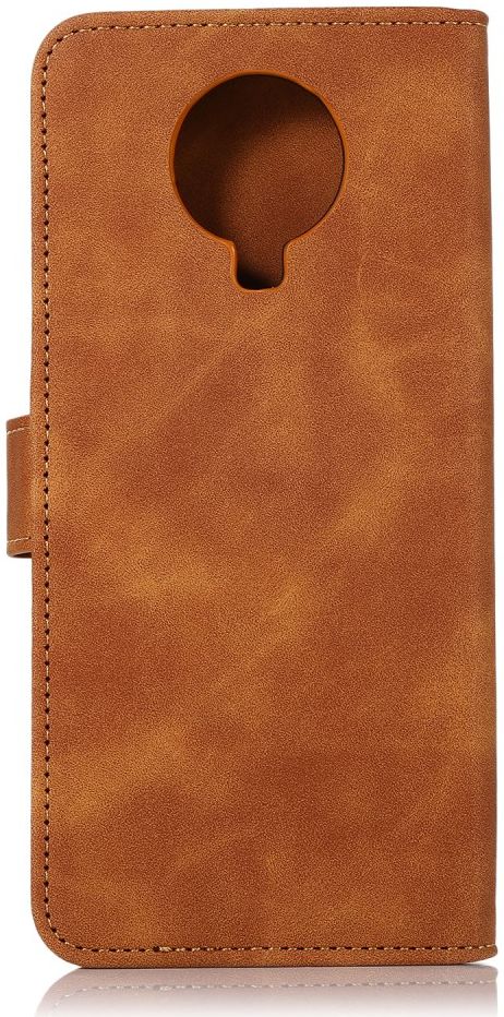 KHAZNEH Nokia 6.3 / G10 / G20 Hoesje Retro Wallet Book Case Bruin afbeelding 3