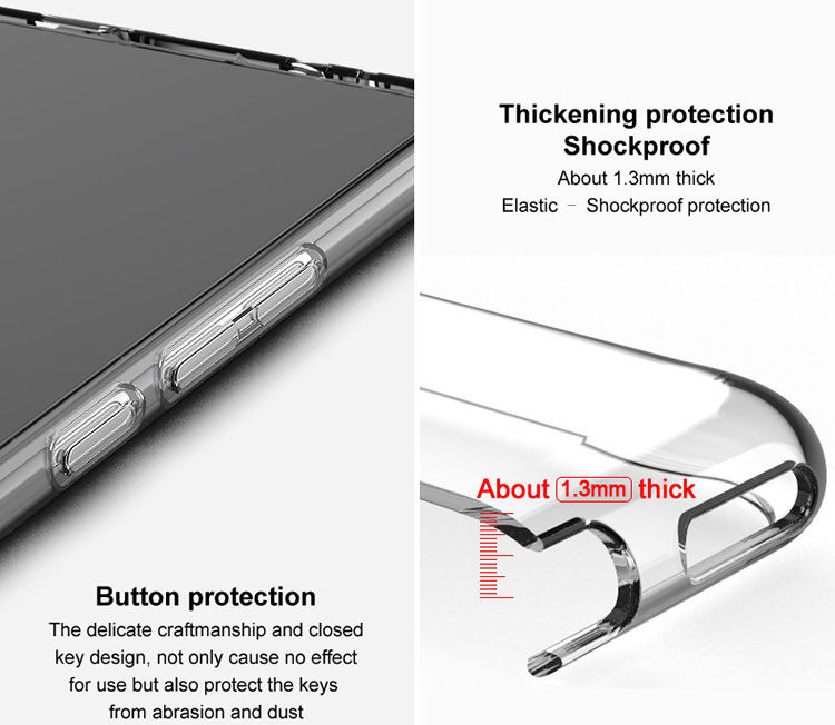 IMAK UX-5 Nokia 5.4 Hoesje Flexibel en Dun TPU Back Cover Transparant afbeelding 8