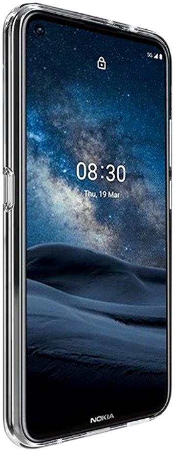 IMAK UX-5 Nokia 5.4 Hoesje Flexibel en Dun TPU Back Cover Transparant afbeelding 2