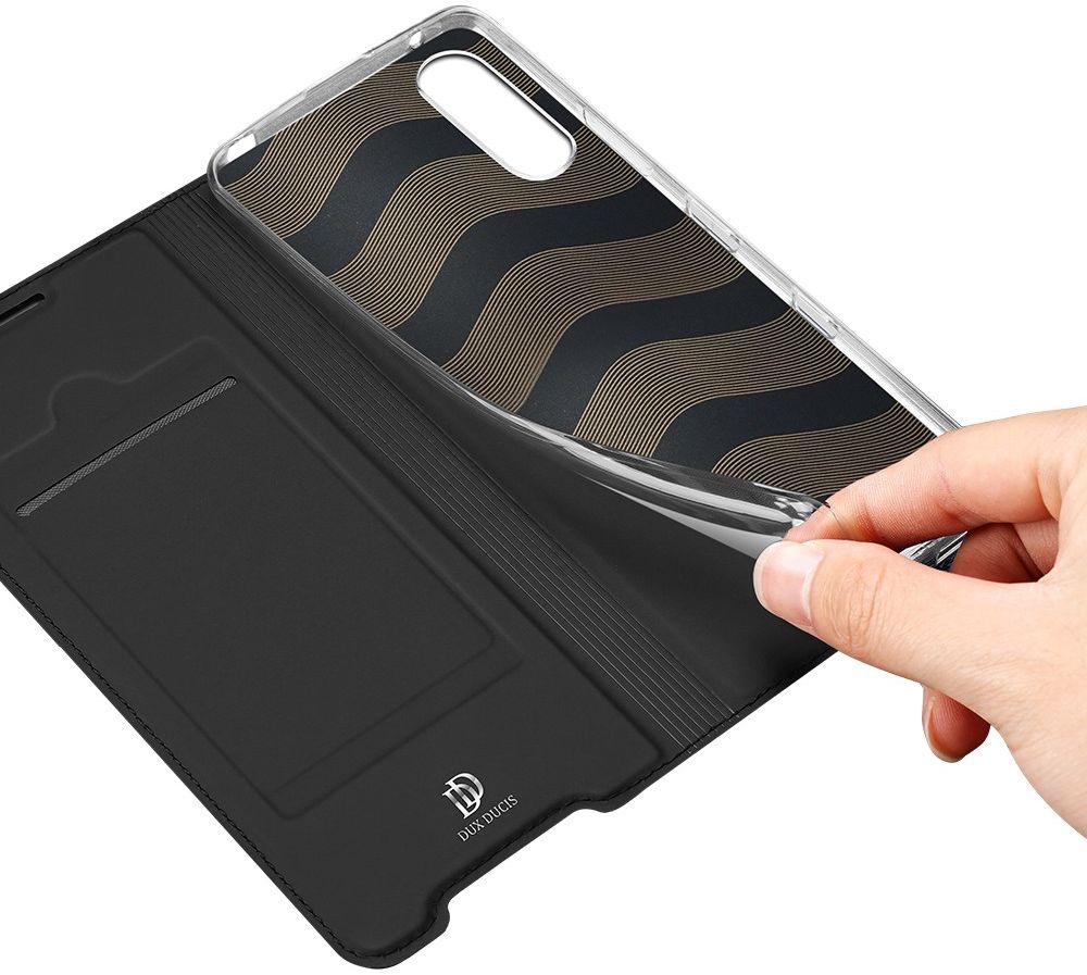 Dux Ducis Skin Pro Series Sony Xperia 10 III Hoesje Wallet Case Zwart afbeelding 5