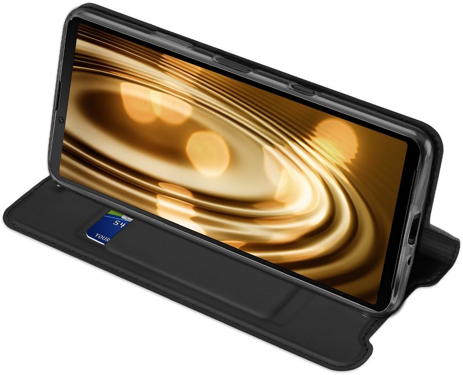 Dux Ducis Skin Pro Series Sony Xperia 10 III Hoesje Wallet Case Zwart afbeelding 8