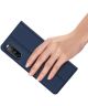 Dux Ducis Skin Pro Series Sony Xperia 10 III Hoesje Wallet Case Blauw
