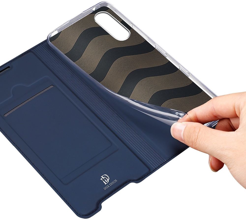Dux Ducis Skin Pro Series Sony Xperia 10 III Hoesje Wallet Case Blauw afbeelding 5