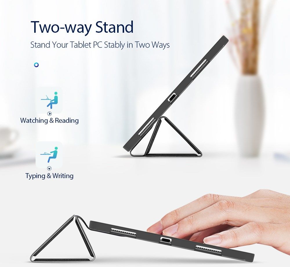 Dux Ducis Osom Series iPad Pro 11 (2021) Hoes Tri-Fold Book Case Zwart afbeelding 6