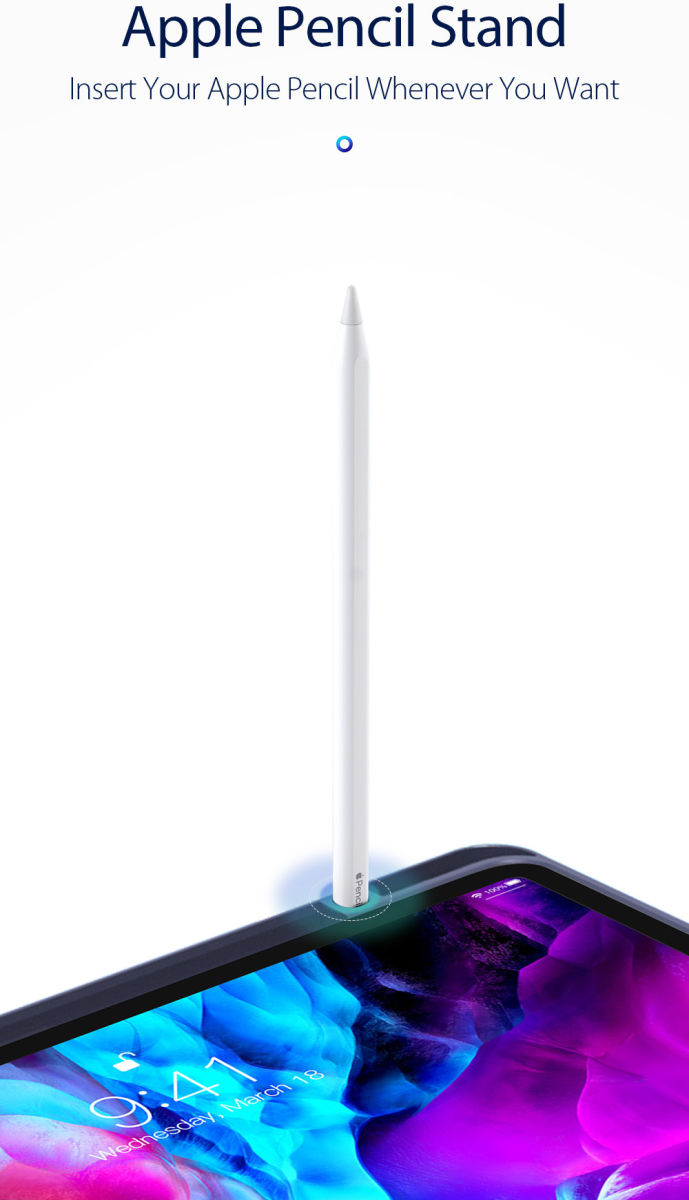 Dux Ducis Osom Series iPad Pro 12.9 (2021) Hoes Tri-Fold Blauw afbeelding 9