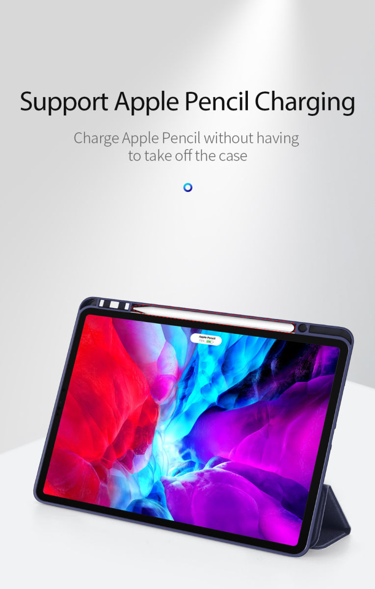 Dux Ducis Osom Series iPad Pro 12.9 (2021) Hoes Tri-Fold Blauw afbeelding 10