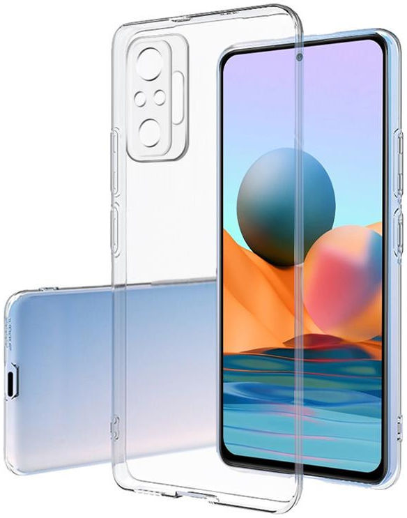 Xiaomi Redmi Poco M5s / Note 10(S) Hoesje Dun TPU Back Cover Transparant afbeelding 1
