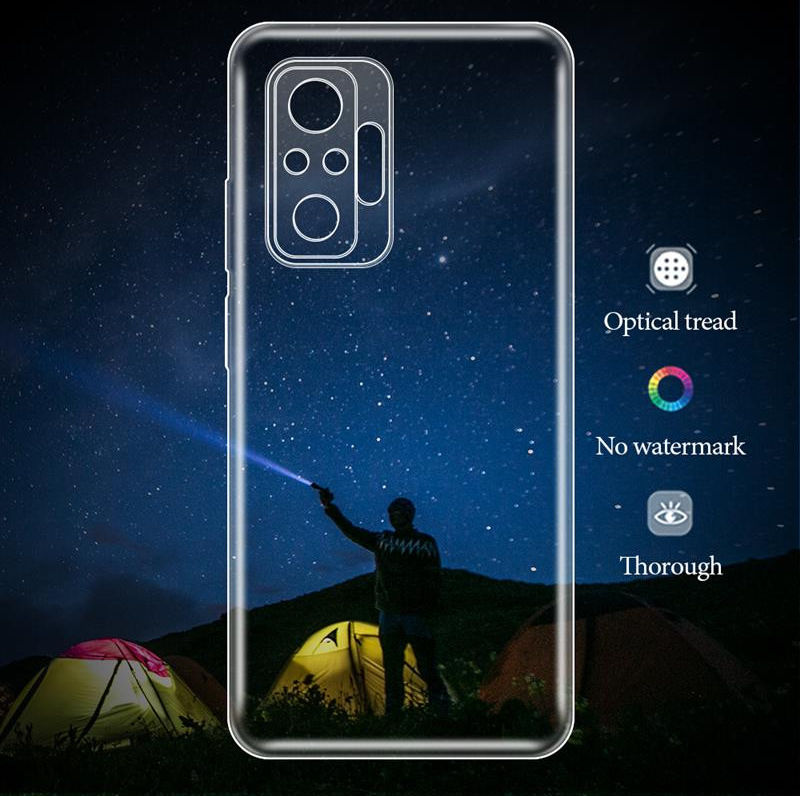 Xiaomi Redmi Poco M5s / Note 10(S) Hoesje Dun TPU Back Cover Transparant afbeelding 4