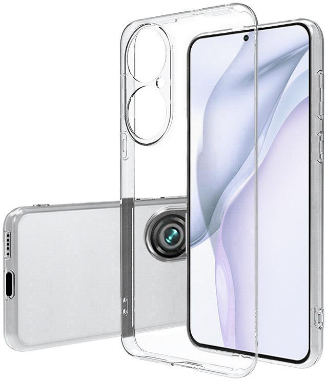 Huawei P50 Hoesje Dun TPU Back Cover Transparant afbeelding 1