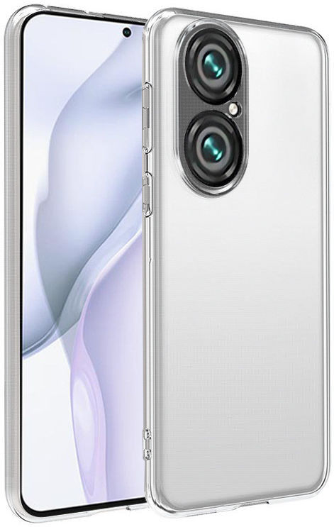 Huawei P50 Pro Hoesje Dun TPU Back Cover Transparant afbeelding 2