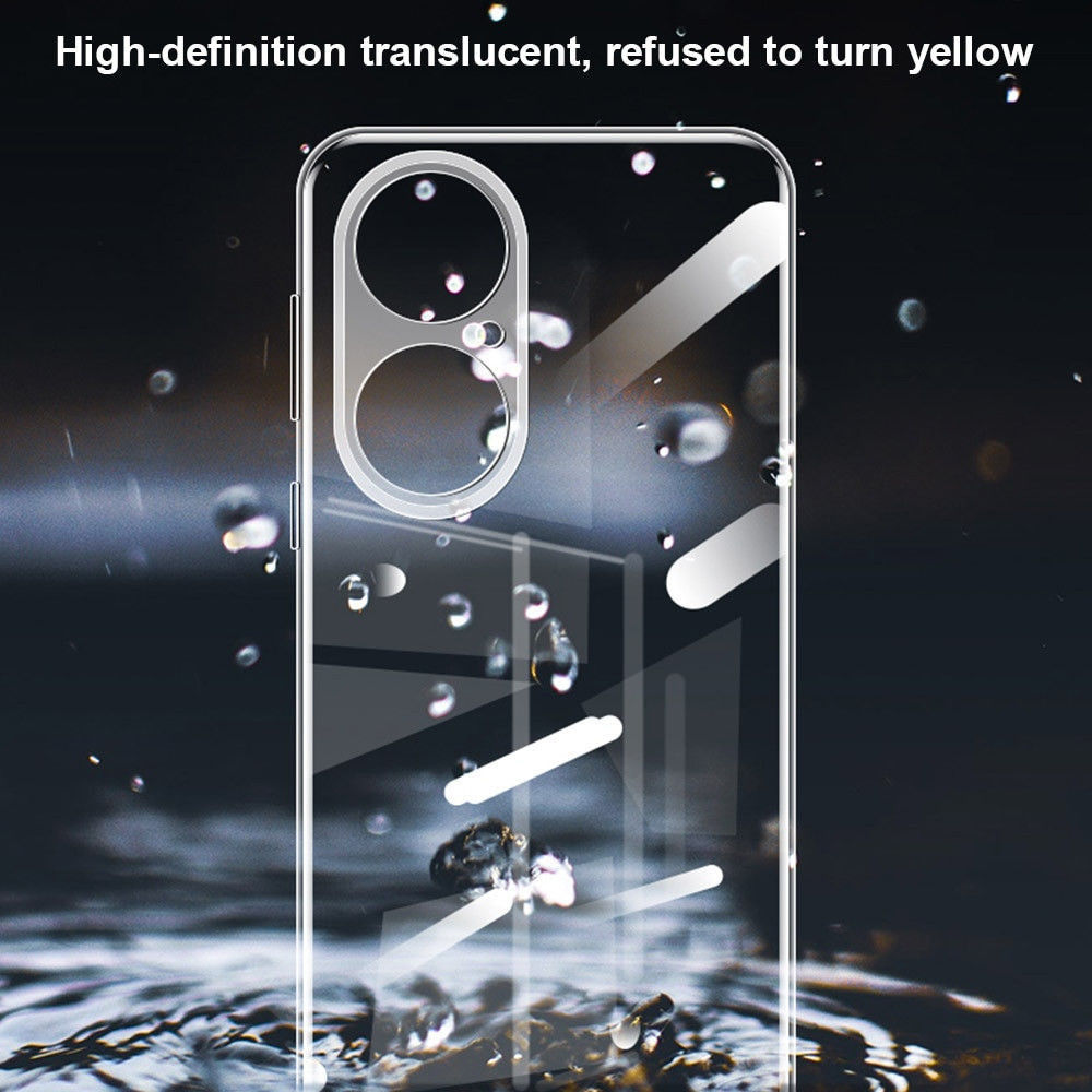 Huawei P50 Pro Hoesje Dun TPU Back Cover Transparant afbeelding 7
