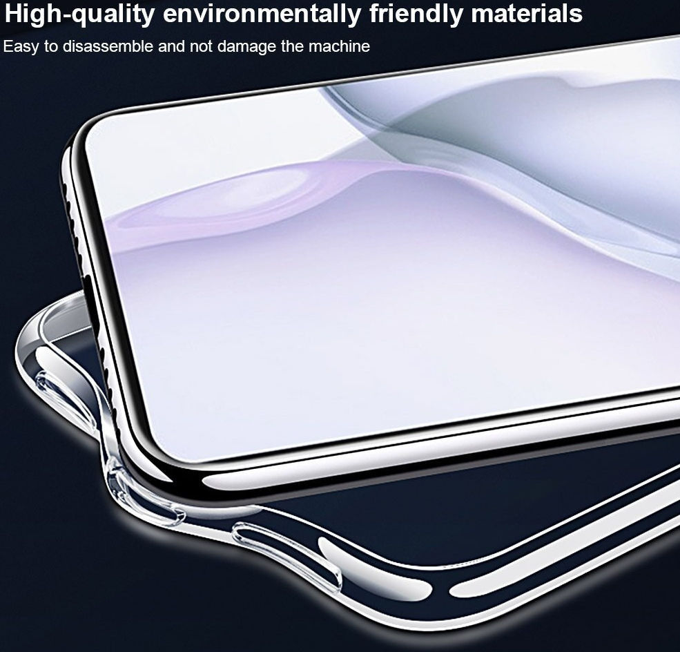 Huawei P50 Pro Hoesje Dun TPU Back Cover Transparant afbeelding 9