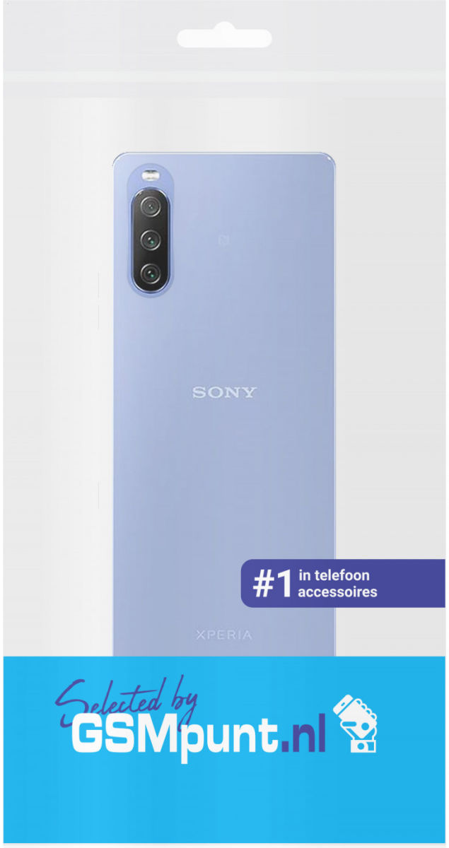 Sony Xperia 10 III Hoesje Dun TPU Back Cover Transparant afbeelding 3