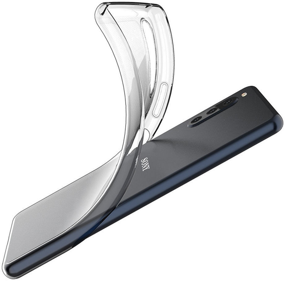 Sony Xperia 10 III Hoesje Dun TPU Back Cover Transparant afbeelding 2