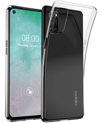 Oppo A54 5G Hoesje Back Cover Dun TPU Transparant Hoesjes
