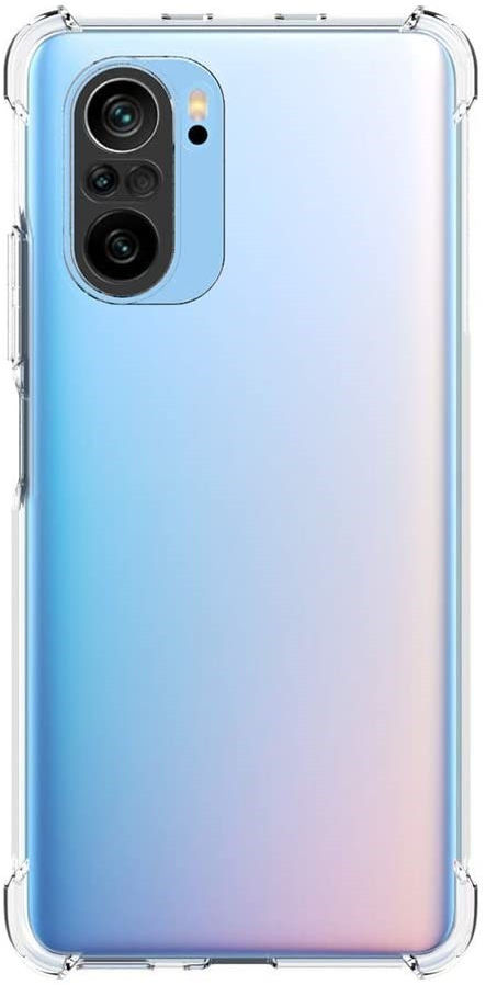 Xiaomi Poco F3 / Mi 11i Hoesje Shockproof TPU Back Cover Transparant afbeelding 1