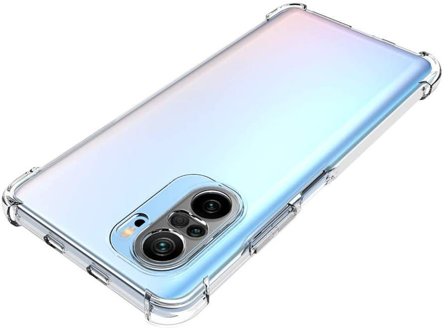 Xiaomi Poco F3 / Mi 11i Hoesje Shockproof TPU Back Cover Transparant afbeelding 4