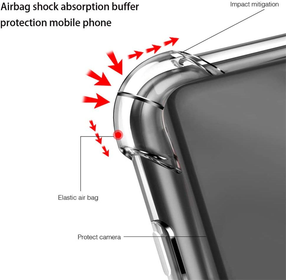 Xiaomi Poco F3 / Mi 11i Hoesje Shockproof TPU Back Cover Transparant afbeelding 7