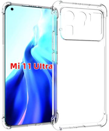 Xiaomi Mi 11 Ultra Hoesje Schokbestendig TPU Back Cover Transparant Hoesjes