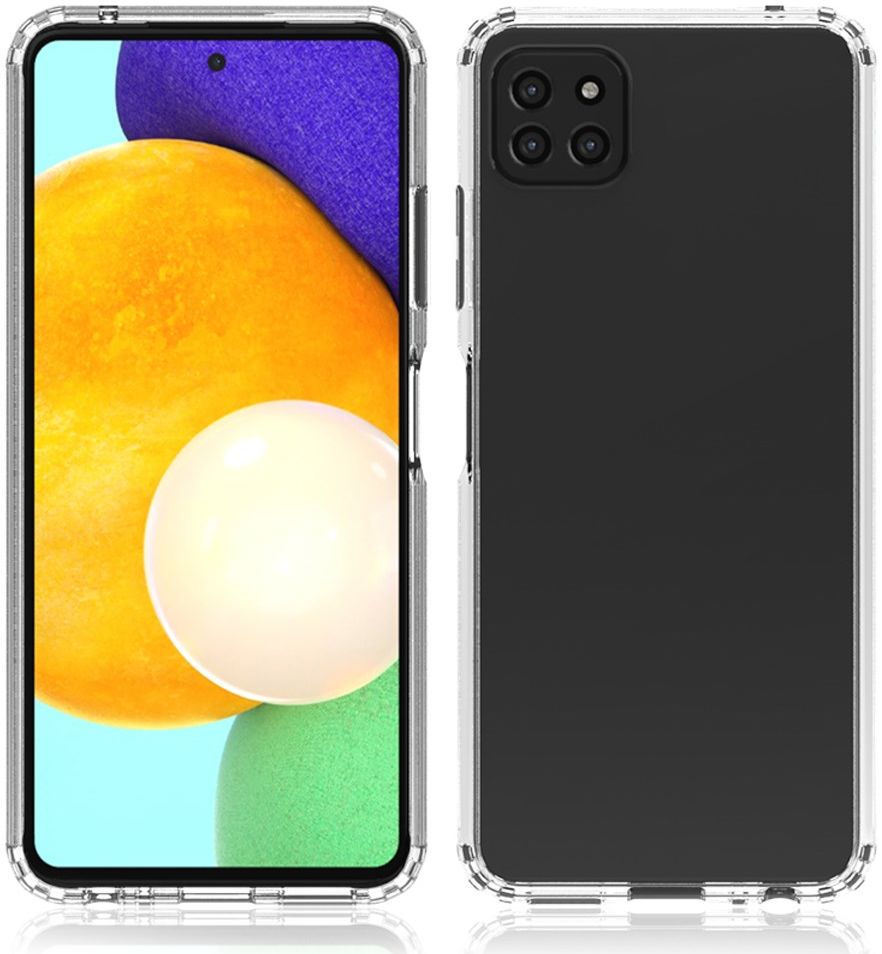 Samsung Galaxy A22 5G Hoesje Schokbestendig Transparant afbeelding 7