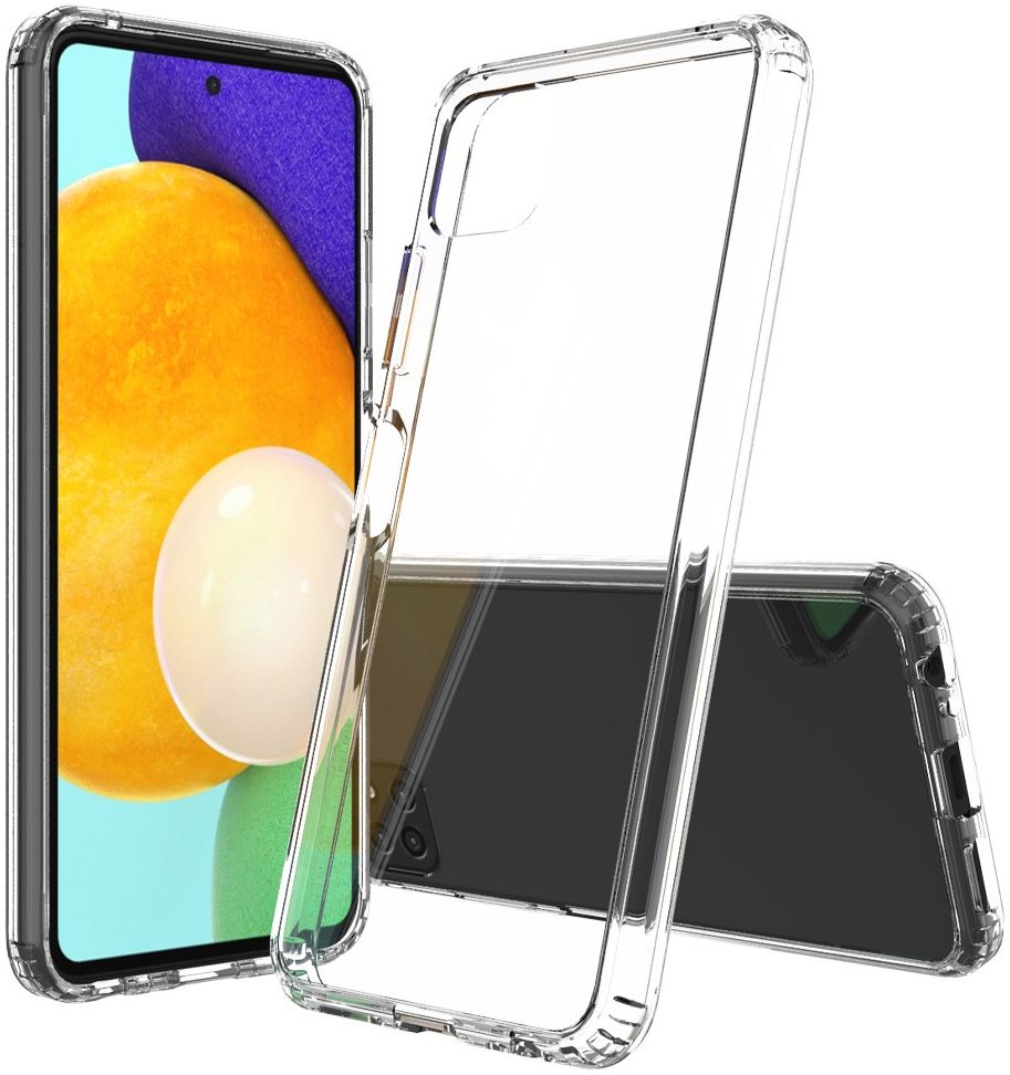 Samsung Galaxy A22 5G Hoesje Schokbestendig Transparant afbeelding 1