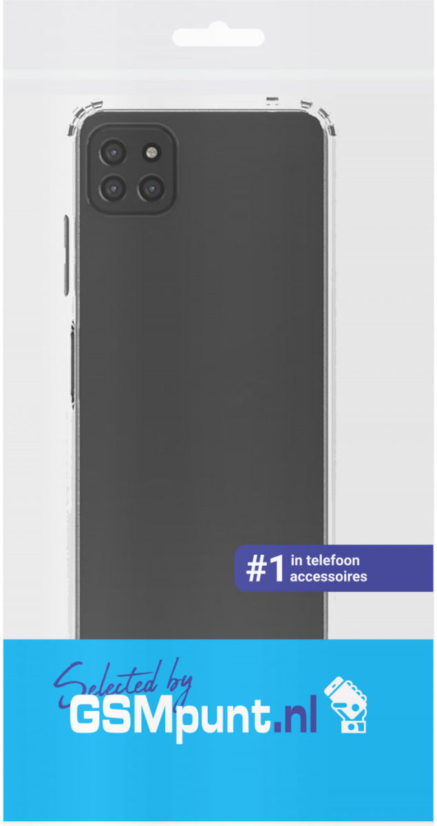 Samsung Galaxy A22 5G Hoesje Schokbestendig Transparant afbeelding 2