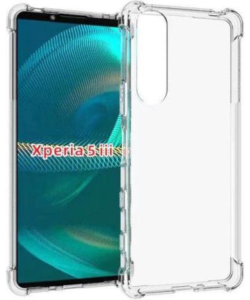 Sony Xperia 5 III Hoesje Schokbestendig TPU Back Cover Transparant Hoesjes