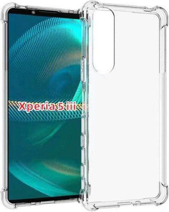 Sony Xperia 5 III Hoesje Schokbestendig TPU Back Cover Transparant afbeelding 1