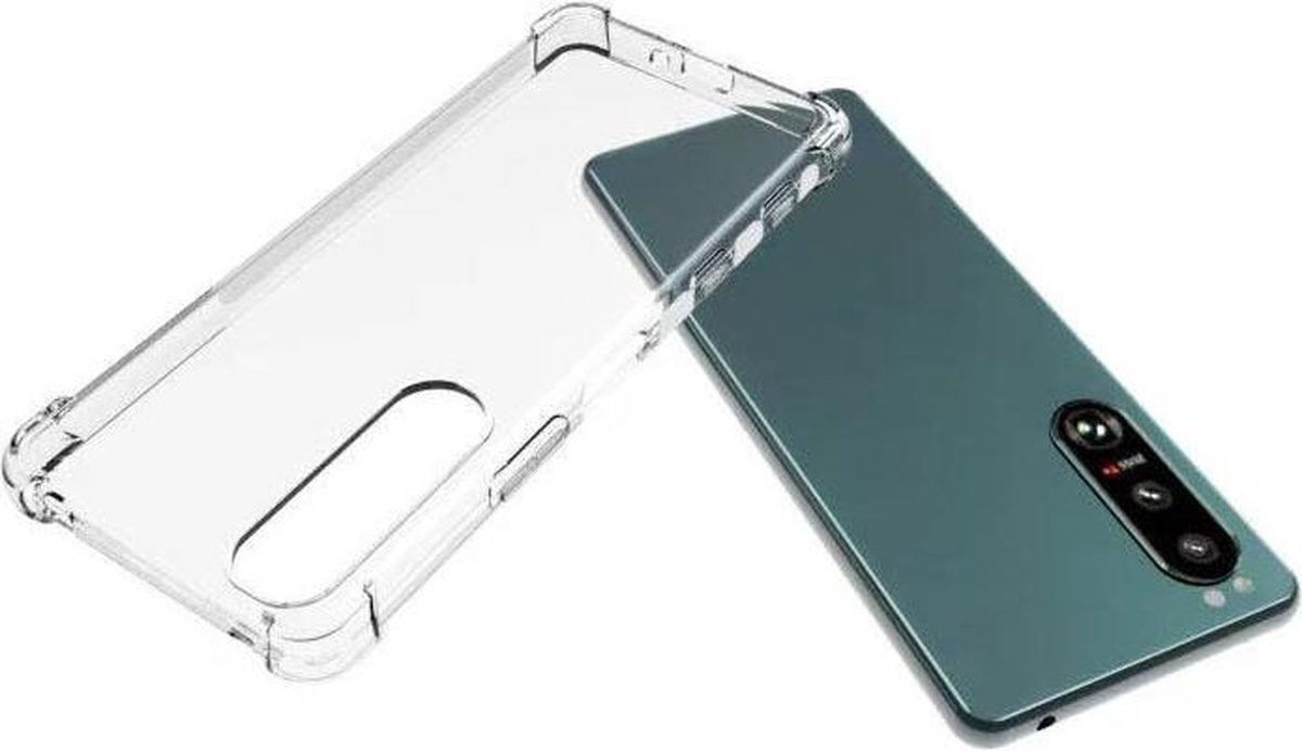 Sony Xperia 5 III Hoesje Schokbestendig TPU Back Cover Transparant afbeelding 2