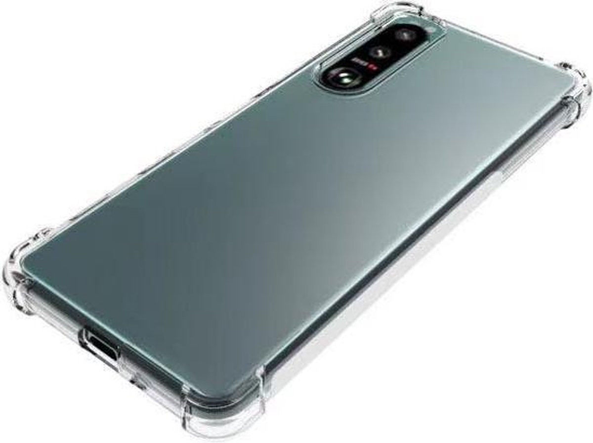 Sony Xperia 5 III Hoesje Schokbestendig TPU Back Cover Transparant afbeelding 5