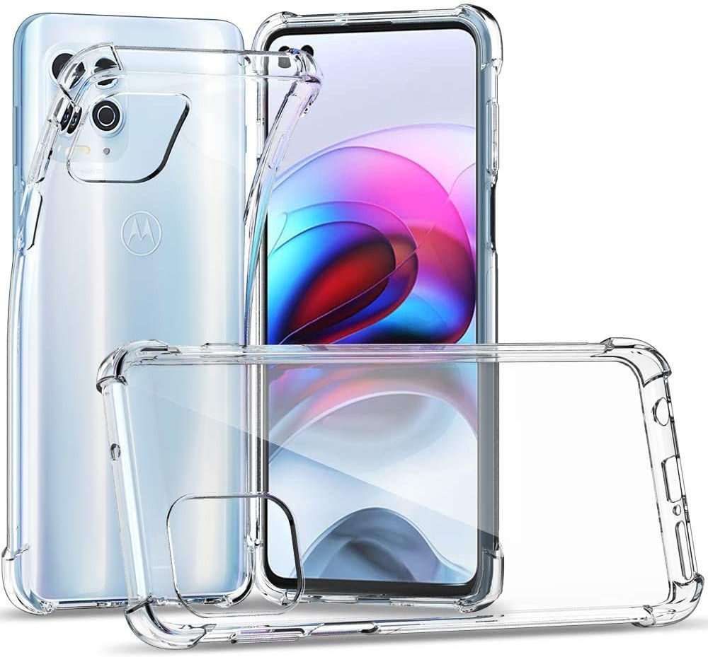 Motorola Moto G100 Hoesje Schokbestendig TPU Transparant afbeelding 1