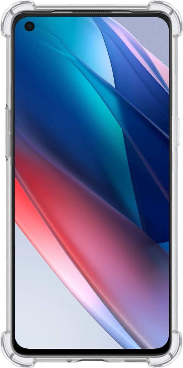 Oppo Find X3 Lite / Reno5 Hoesje Schokbestendig TPU Transparant afbeelding 4