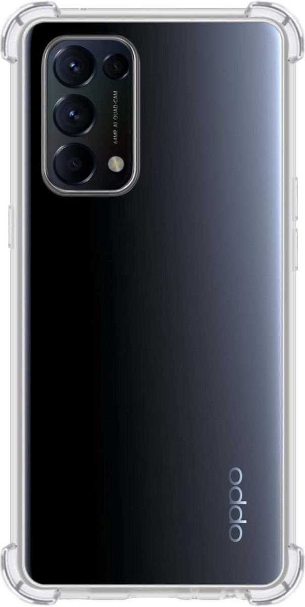 Oppo Find X3 Lite / Reno5 Hoesje Schokbestendig TPU Transparant afbeelding 6