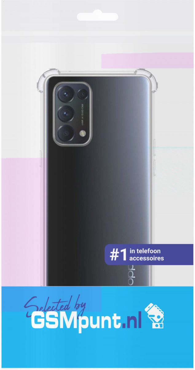 Oppo Find X3 Lite / Reno5 Hoesje Schokbestendig TPU Transparant afbeelding 2