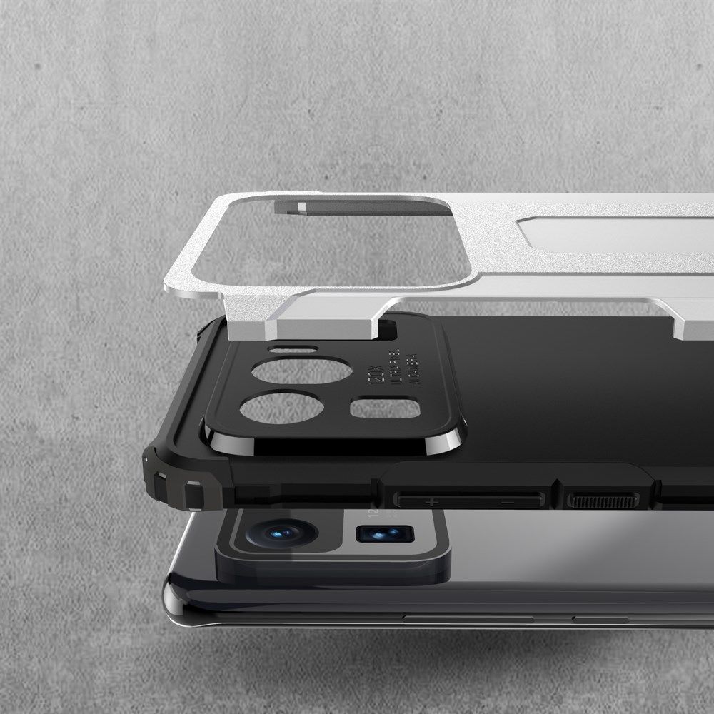 Xiaomi Mi 11 Ultra Hoesje Shock Proof Hybride Back Cover Donker Blauw afbeelding 5