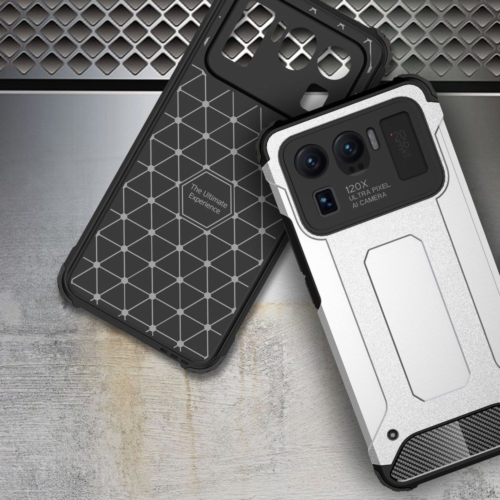 Xiaomi Mi 11 Ultra Hoesje Shock Proof Hybride Back Cover Donker Blauw afbeelding 7