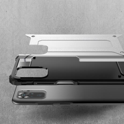 Xiaomi Redmi Poco M5s / Note 10(S) Hoesje Shock Proof Hybride Back Cover Blauw afbeelding 5