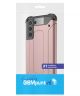 Samsung Galaxy S21 FE Hoesje Shock Proof Hybride Back Cover Roze