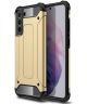 Samsung Galaxy S21 FE Hoesje Shock Proof Hybride Back Cover Goud