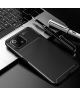 Xiaomi Mi 11 Ultra Hoesje Siliconen Carbon TPU Back Cover Zwart