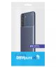Samsung Galaxy S21 FE Hoesje Siliconen Carbon TPU Back Cover Blauw