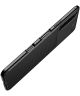 Sony Xperia 10 III Hoesje Siliconen Carbon TPU Back Cover Zwart